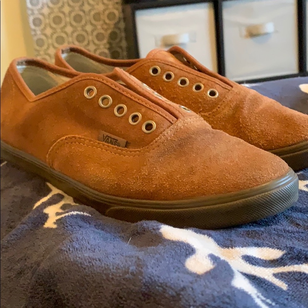 Brown suede vans